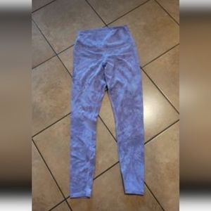 Womans Glyder Lilac Tie Dye Leggings Sz M